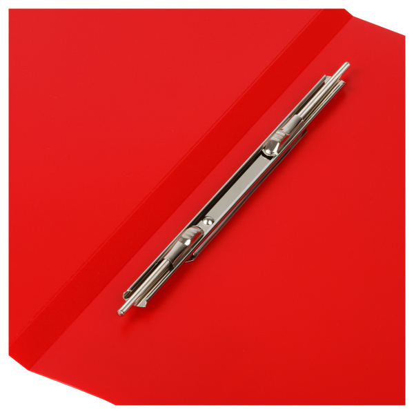 Папка с пружинным скоросшивателем СТАММ А4, 14мм, 500мкм, пластик, красная ММ-32223 343160 - МСК «Форвард»