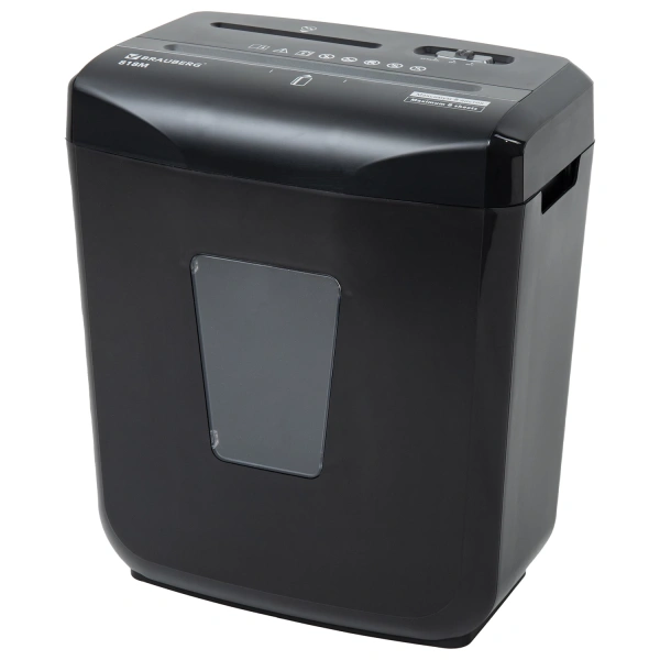 Уничтожитель (шредер) BRAUBERG 1018X, 4 уровень секретности, фрагменты 4х40мм,10 листов, 18л, 532150