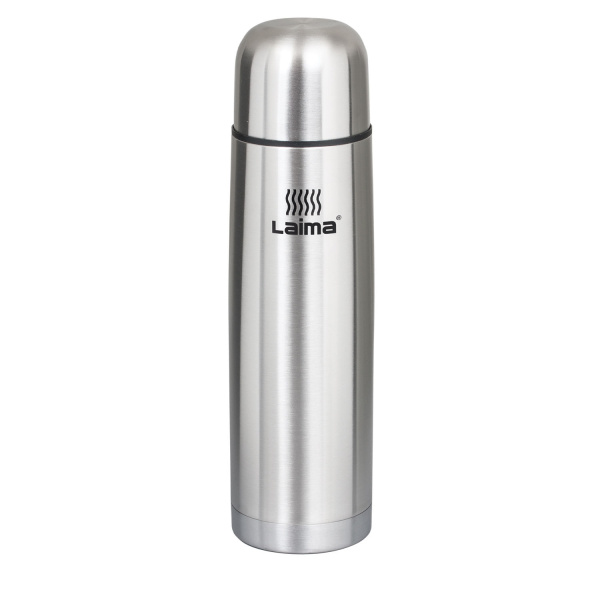 Термос LAIMA классический с узким горлом, 0,5 л, нержавеющая сталь,601412