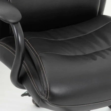 Кресло офисное BRABIX PREMIUM "Heavy Duty HD-004", НАГРУЗКА до 200 кг, экокожа, черное, 531942 - МСК «Форвард»