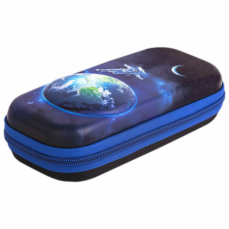 Пенал BRAUBERG, 1 отделение, 1 откидная планка, EVA, 22х10х5 см, "Planet", 272336 - МСК «Форвард»