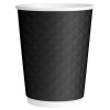 Стаканы одноразовые OfficeClean 250мл, набор 33шт., бумажные двухслойные, Waffle черные, хол/гор 365761 - МСК «Форвард»