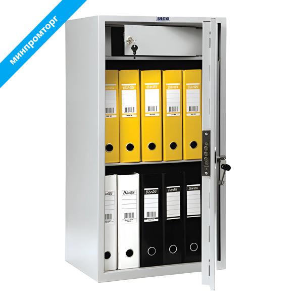 Шкаф металлический для документов AIKO "SL-87Т" светло-серый, (в870*ш460*г340мм;21кг) SL-87Т 290281