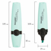 Текстовыделитель BRAUBERG "DELTA PASTEL", БИРЮЗОВЫЙ, линия 1-5 мм, 151732 - МСК «Форвард»