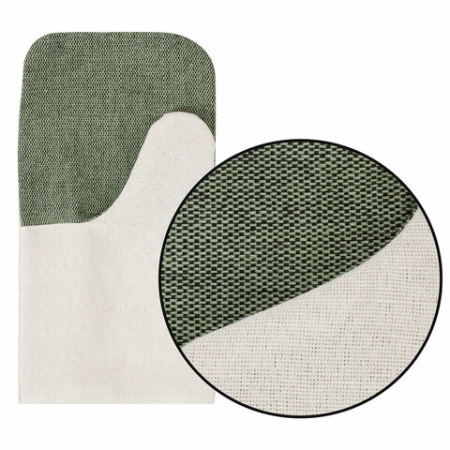 Рукавицы хлопчатобумажные, КОМПЛЕКТ 5 ПАР, плотность 380 г/м2, брезентовый огнеупорный наладонник, LAIMA, 600803 - МСК «Форвард»