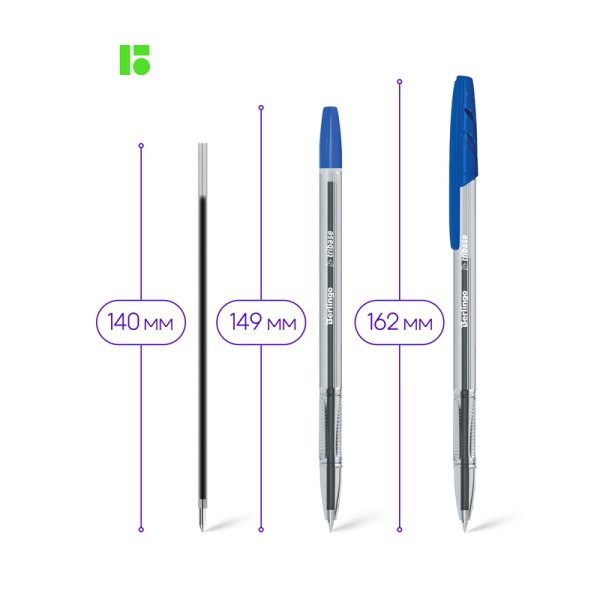 Ручка шариковая Berlingo "Tribase" синяя, 1,0мм CBp_10902 265887 - МСК «Форвард»