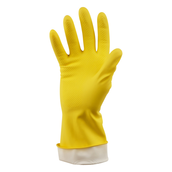 Перчатки резиновые хозяйственные OfficeClean Стандарт, прочные, разм. XL, желтые, пакет с европодвесом 257668 ЧЕСТНЫЙ ЗНАК - МСК «Форвард»