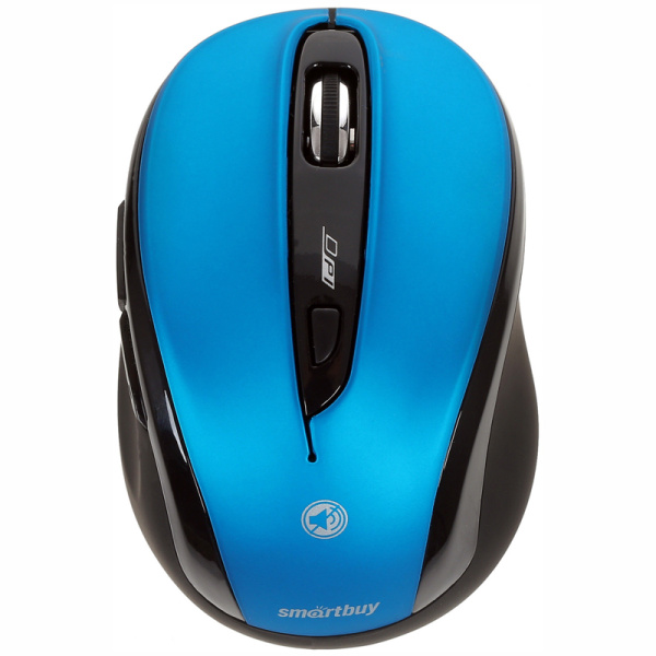 Мышь беспроводная Smartbuy 612AG, бесшумная работа кнопок, синий, 5btn+Roll 264130 - МСК «Форвард»