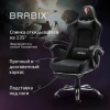 Кресло компьютерное BRABIX "Dexter GM-135", подножка, две подушки, экокожа, черное, 532800 - МСК «Форвард»