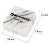 Ластики BRAUBERG "MARBLE", НАБОР 6 штук, 34х34х11 мм, квадратные, экологичный ПВХ, блистер, 272735 - МСК «Форвард»