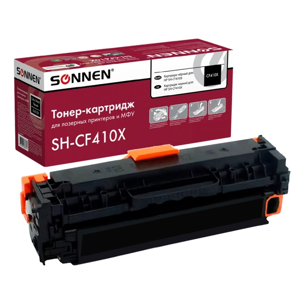 Картридж лазерный SONNEN (SH-CF410X) для HP LJ Pro M477/M452 ВЫСШЕЕ КАЧЕСТВО черный,6500 стр. 363946