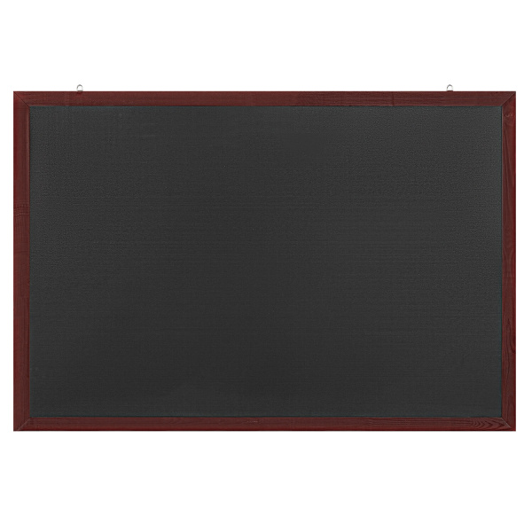 Доска для мела магнитная 60х90 см, черная, деревянная окрашенная рамка, Россия, BRAUBERG, 236891