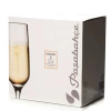 Бокал для шампанского на ножке узкий, 200 мл, КОМПЛЕКТ 6 штук, стекло, PASABAHCE "ИЗАБЕЛЛА", фирменная подарочная упаковка, 440270 700571 - МСК «Форвард»