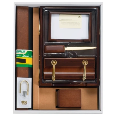 Набор подарочный настольный BESTAR "Ares" из дерева, 7 предметов, цвет "орех", 236356 - МСК «Форвард»