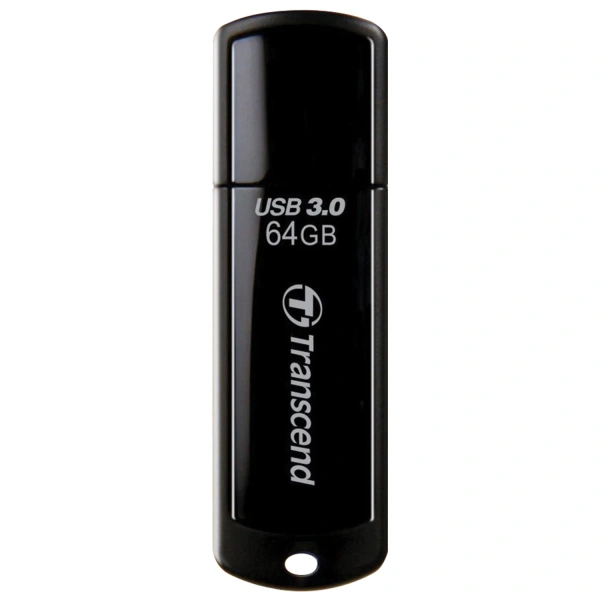 Флеш-диск 64GB TRANSCEND Jetflash 700 USB 3.0, черный, TS64GJF700 513178
