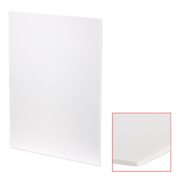 Пенокартон матовый, 50*70 см, толщина 3 мм, белый, КОМПЛЕКТ 5 листов, BRAUBERG, 112470