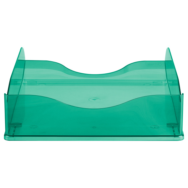 Лоток для бумаг горизонтальный СТАММ "Тропик", тонированный мятный ЛТГ-31252 351658 - МСК «Форвард»
