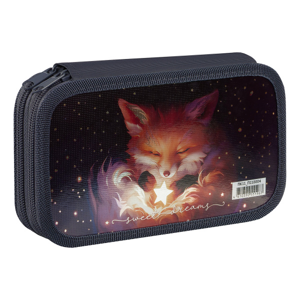Пенал 2 отделения, 190*110 ArtSpace "The Magic Fox", ламинированный картон, фольга ПК11_П110004 380238