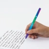 Ручка гелевая BRAUBERG GRADE NEON, ЧЕРНАЯ, игольчатый узел 0,5 мм, линия письма 0,3 мм, 144285 - МСК «Форвард»