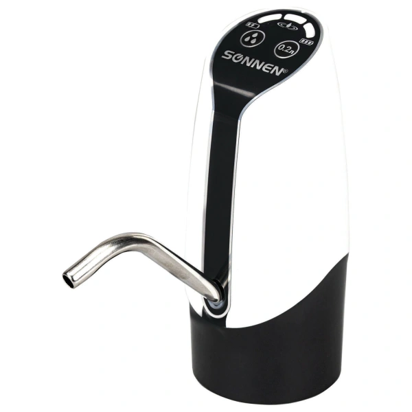 Помпа для воды электрическая SONNEN EWD152W, 1,5 л/мин, 2 РЕЖИМА, АККУМУЛЯТОР, АДАПТЕР,пласт, 455217