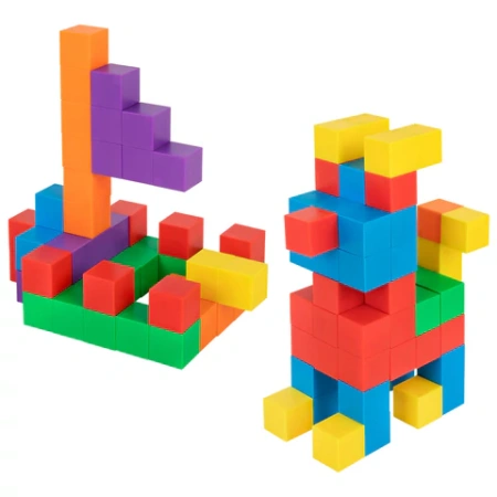 Магнитный конструктор MAGNETIC CUBES "КУБИЧЕСКИЙ", 48 магнитных кубиков, BRAUBERG KIDS, 665723 - МСК «Форвард»