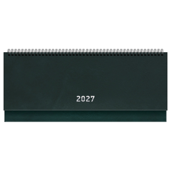 Планинг датированный 2027г., 64л., 285*100, бумвинил, BG, зелёный Pd_68424 392425 - МСК «Форвард»