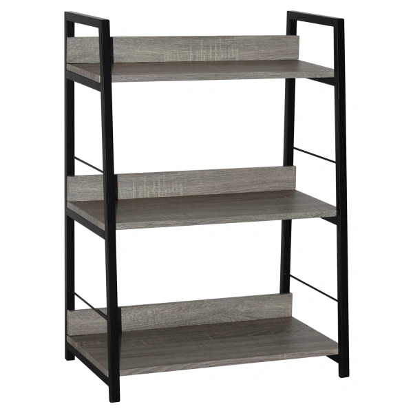 Стеллаж на металлокаркасе BRABIX LOFT SH-002 (ш600*г350*в845мм), цвет дуб антик, 641232