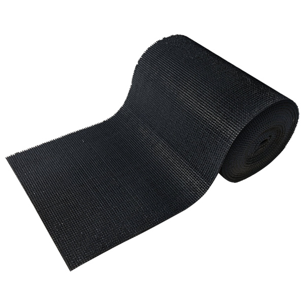 Коврик дорожка грязезащитный "ТРАВКА" 0,9х15м, толщина 9мм, черный, В РУЛОНЕ, VORTEX, 24004 601719