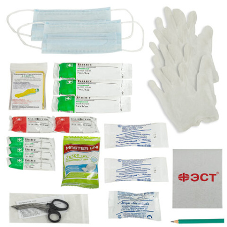 Аптечка первой помощи автомобильная, по приказу № 260н, ФЭСТ, пластиковый кейс, 3735 631422 - МСК «Форвард»