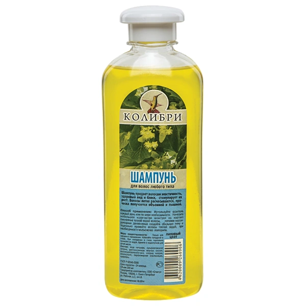 Шампунь 300мл КОЛИБРИ "Липовый цвет", для всех типов волос, КЛ-01 604540