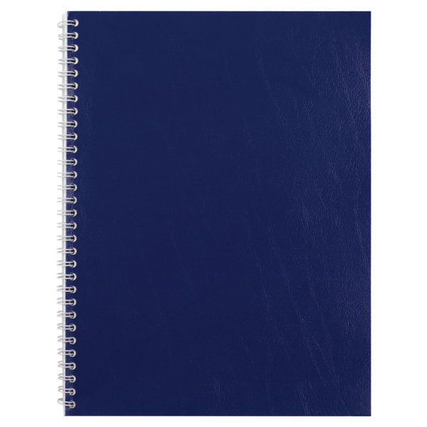 Тетрадь бумвинил А4 96л. гребень, офсет №1, клетка, STAFF, СИНИЙ, 403406