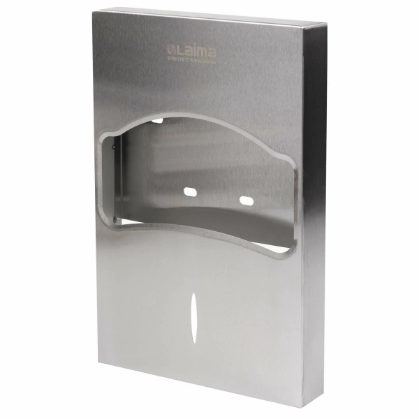 Диспенсер для покрытий на унитаз LAIMA PROFESSIONAL INOX, 1/4 сложения, нерж. сталь, матовый, 605704