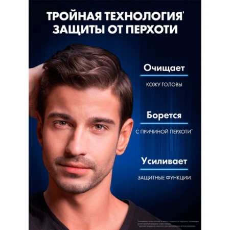 Шампунь против перхоти 400 мл, CLEAR MEN "Ледяная свежесть" 609833 - МСК «Форвард»
