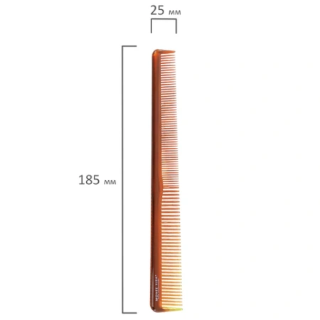 Расческа для волос, гребень 18,5х2,5 см, КОМПЛЕКТ 12шт однорядная узкая MONTE VITA (МОНТЕ ВИТА), 457427 - МСК «Форвард»
