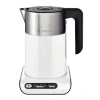 Чайник BOSCH TWK8611P, 1,5 л, 2400 Вт, закрытый нагревательный элемент, нержавеющая сталь, белый 453113 - МСК «Форвард»