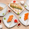 Палочки для суши бамбуковые 23 см, круглые, КОМПЛЕКТ 100 пар в индивидуальной бумажной упаковке, СТАНДАРТ, 401-863 609615 - МСК «Форвард»