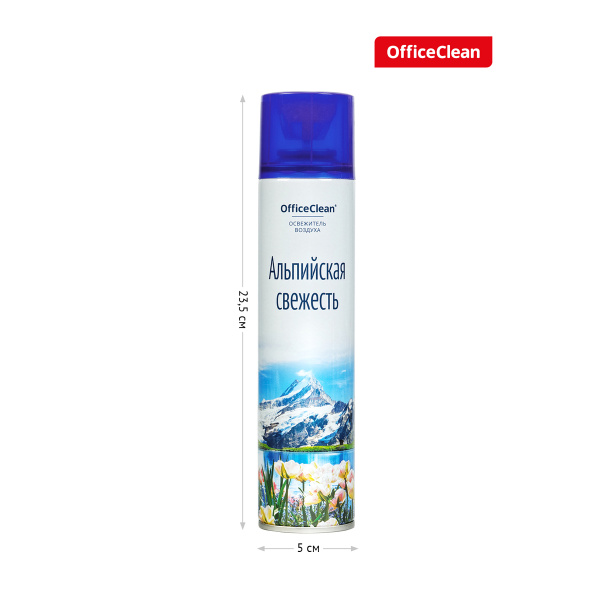 Освежитель воздуха аэрозольный OfficeClean "Альпийская свежесть", 300мл 297822 ЧЕСТНЫЙ ЗНАК! - МСК «Форвард»