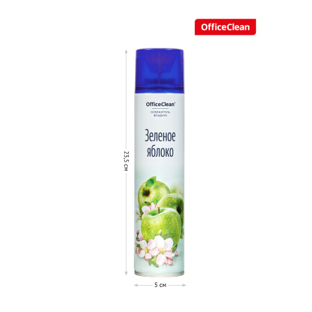 Освежитель воздуха аэрозольный OfficeClean "Зеленое яблоко", 300мл 258830 ЧЕСТНЫЙ ЗНАК! - МСК «Форвард»