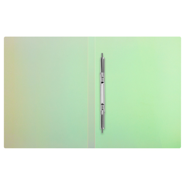 Папка c пружинным скоросшивателем СТАММ "Сияние" А4, 17мм, 700мкм, пластик, белый ММ-32007 377048 - МСК «Форвард»