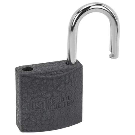 Замок навесной чугунный 25 мм "Стандарт", 2 ключа, ГРАНДМАСТЕР, 671289 - МСК «Форвард»