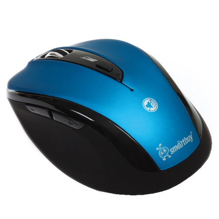 Мышь беспроводная Smartbuy 612AG, бесшумная работа кнопок, синий, 5btn+Roll 264130 - МСК «Форвард»