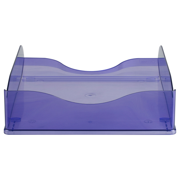 Лоток для бумаг горизонтальный СТАММ "Тропик", тонированный фиолетовый ЛТГ-31251 351657 - МСК «Форвард»