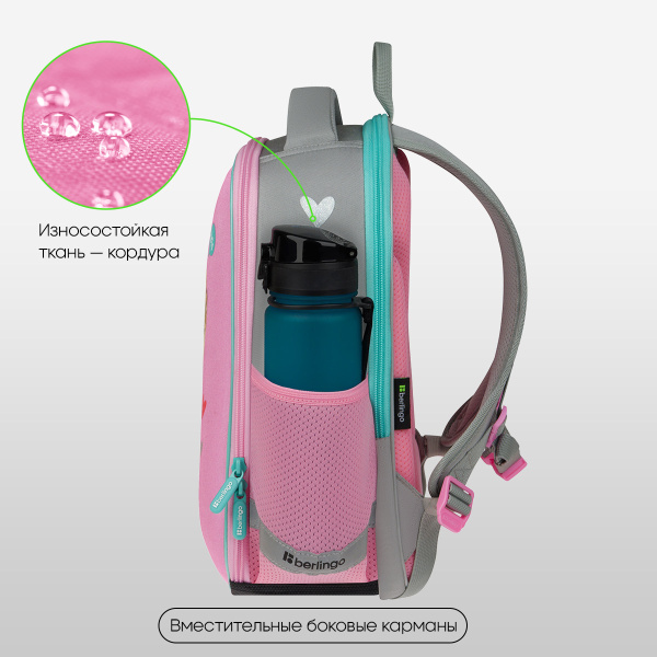 Ранец Berlingo Expert Mini "Be Kind!" 36*27*14см, 2 отделения, 2 кармана, анатомическая спинка RU-EXM-1101 379060 - МСК «Форвард»
