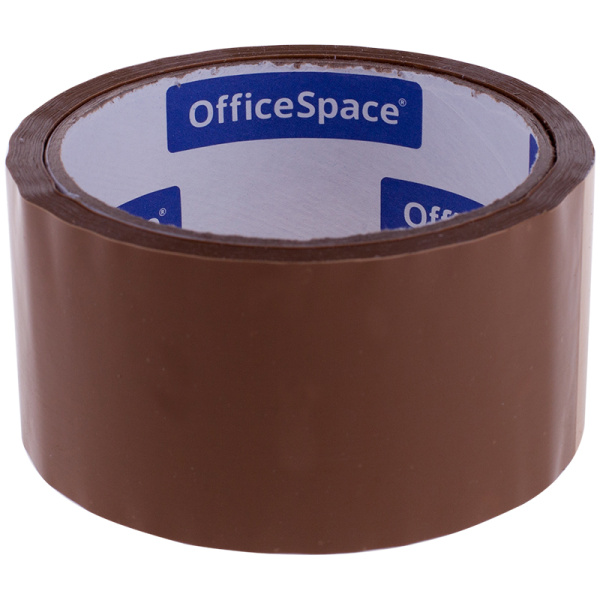 Клейкая лента упаковочная OfficeSpace, 48мм*40м, 38мкм, темная, ШК КЛ_4216 205466