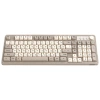 Клавиатура проводная бесшумная USB, 102+98 клавиш, LED-подсветка, SONNEN K620, слоновая кость / серая, 513950 - МСК «Форвард»