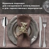 Набор столовых приборов PREMIUM 24 шт., 6 персон, серебристый, нержавеющая сталь, DASWERK (ДАСВЕРК), 609073 - МСК «Форвард»