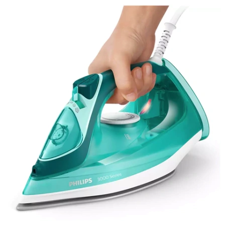 Утюг PHILIPS DST3030/70, 2400 Вт, керамическое покрытие, самоочистка, антикапля, автоотключение, бирюзовый 456942 - МСК «Форвард»