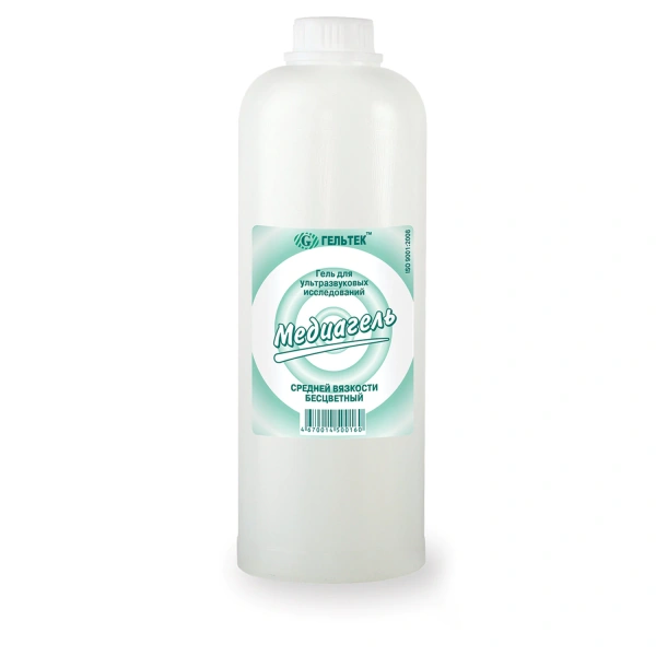 Гель для УЗИ 1кг ГЕЛЬТЕК МЕДИАГЕЛЬ средней вязкости, бесцветный, 630085