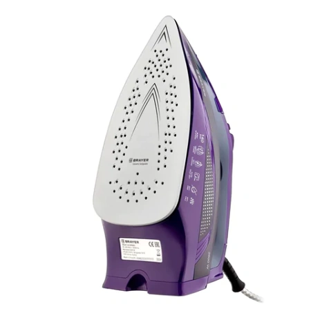 Утюг BRAYER BR4001, OneTemp, 2600 Вт, керамическое покрытие, самоочистка, антикапля, автоотключение, антинакипь 456107 - МСК «Форвард»