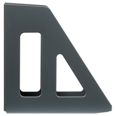 Лоток для бумаг вертикальный СТАММ "Актив", серый, ширина 70мм ЛТВ-31097 351497 - МСК «Форвард»